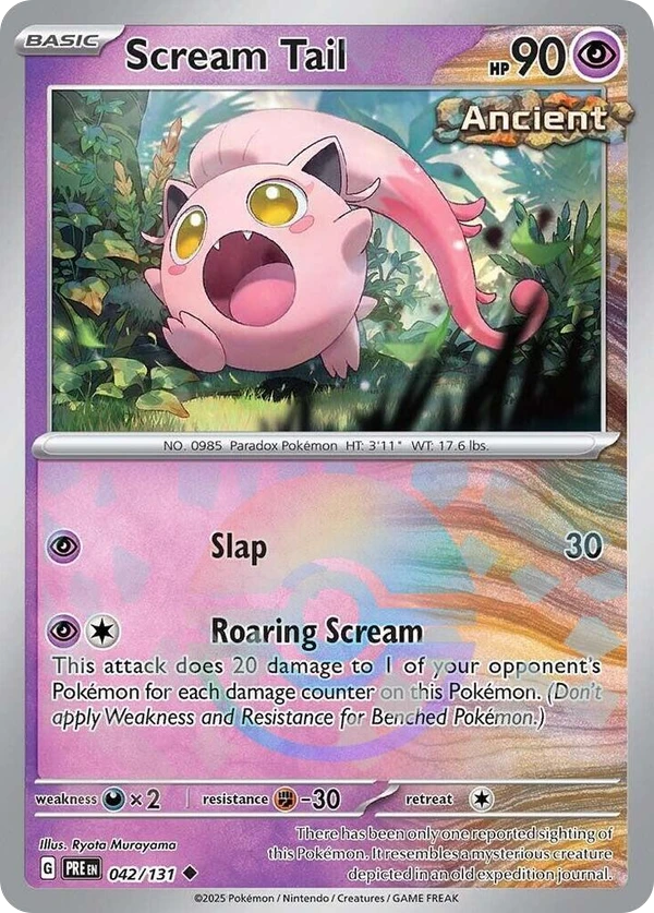 Scream Tail — Prismatic Evolutions #042 / 131
