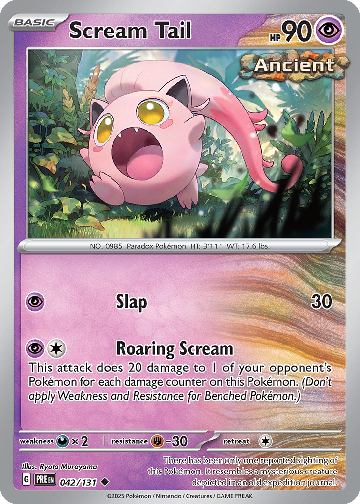 Scream Tail — Prismatic Evolutions #042 / 131