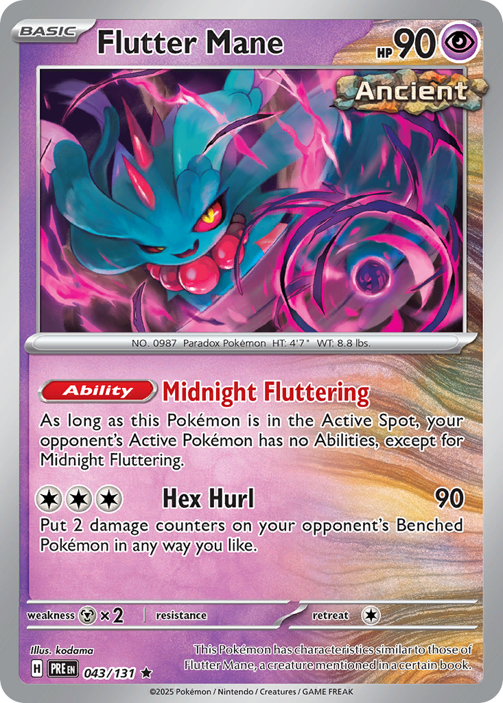 Flutter Mane — Prismatic Evolutions #043 / 131