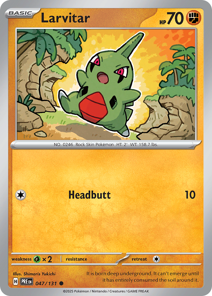 Larvitar — Prismatic Evolutions #047 / 131