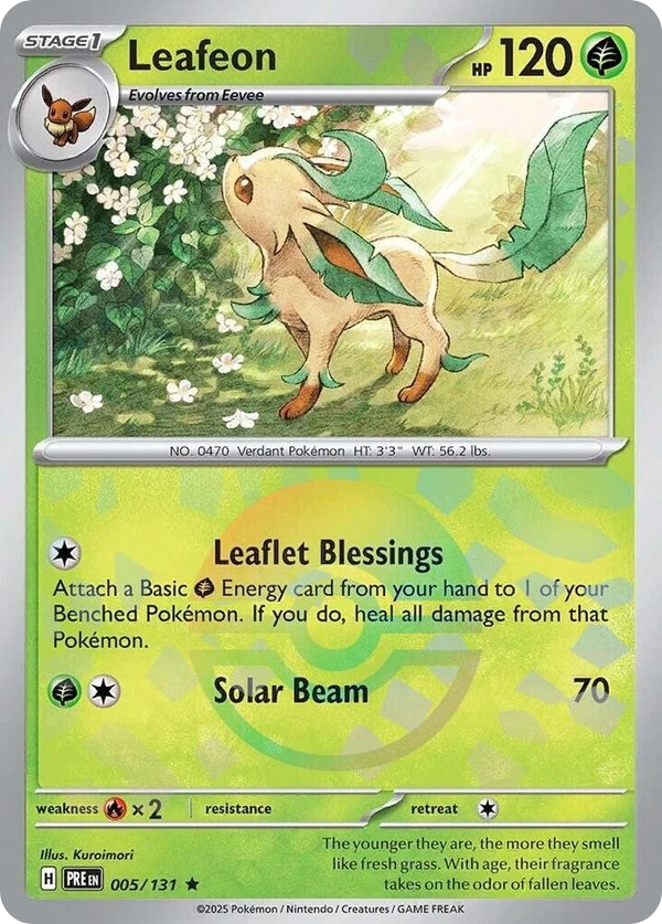 Leafeon — Prismatic Evolutions #005 / 131