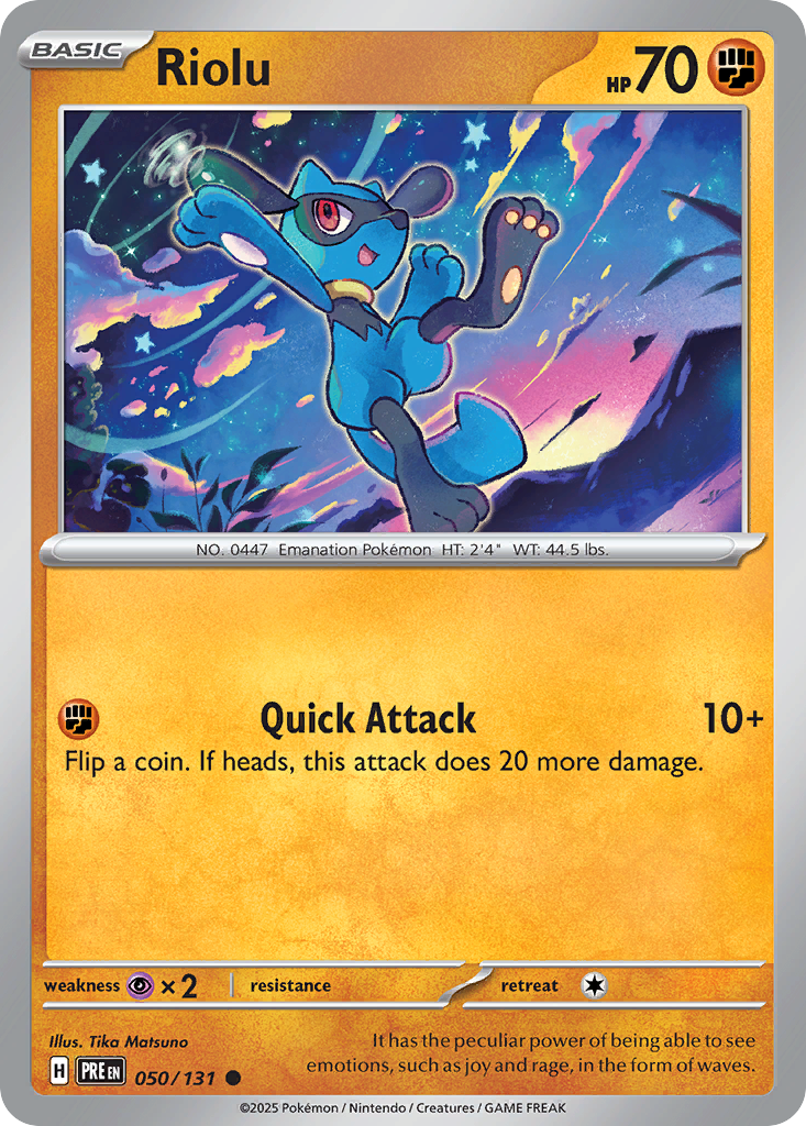 Riolu — Prismatic Evolutions #050 / 131