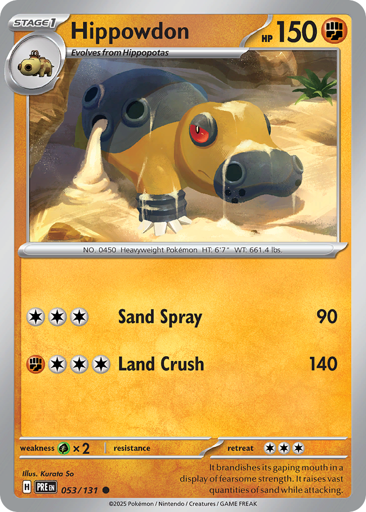 Hippowdon — Prismatic Evolutions #053 / 131