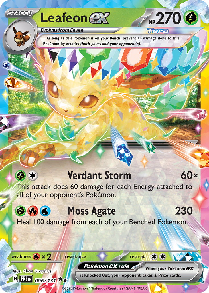 Leafeon ex — Prismatic Evolutions #006 / 131
