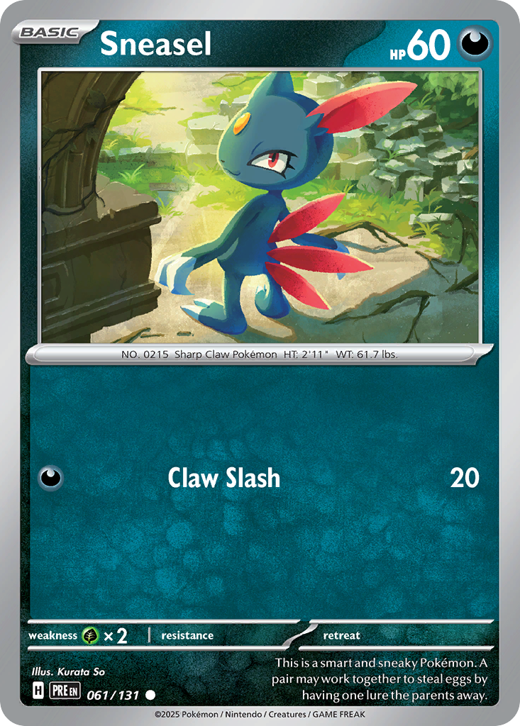 Sneasel — Prismatic Evolutions #061 / 131