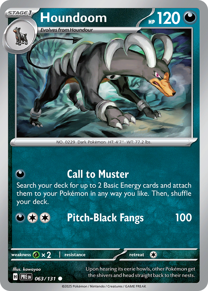 Houndoom — Prismatic Evolutions #063 / 131