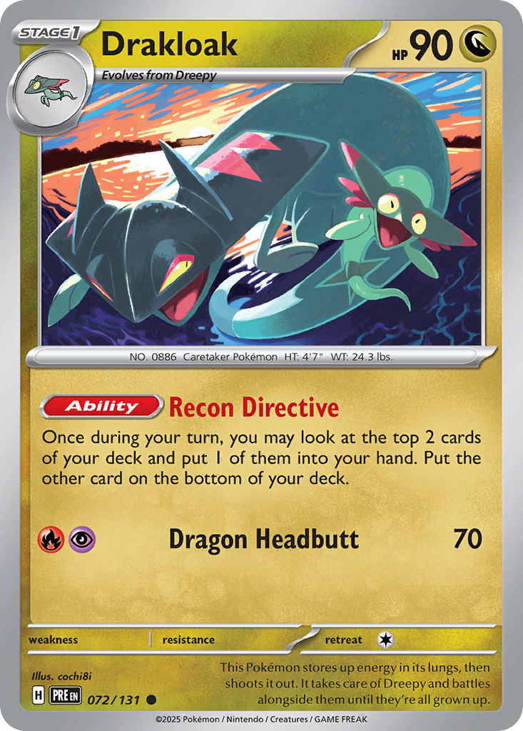 Drakloak — Prismatic Evolutions #072 / 131