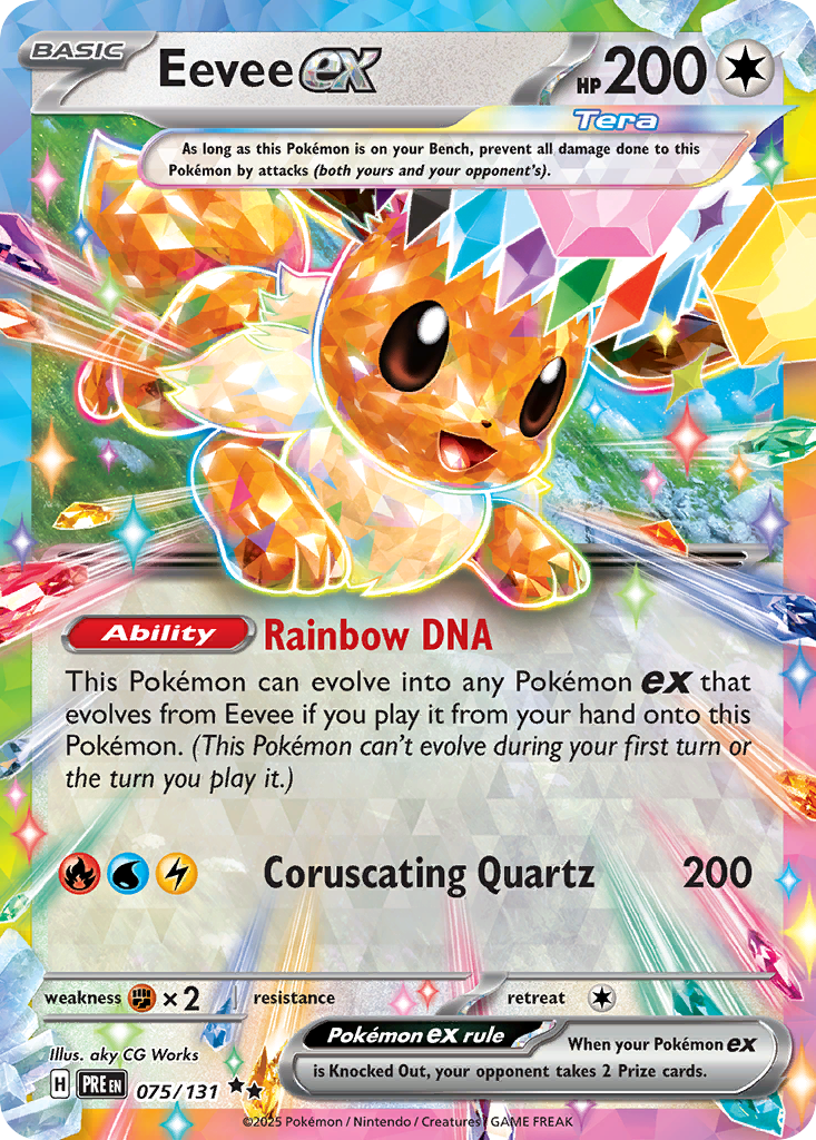 Eevee ex — Prismatic Evolutions #075 / 131