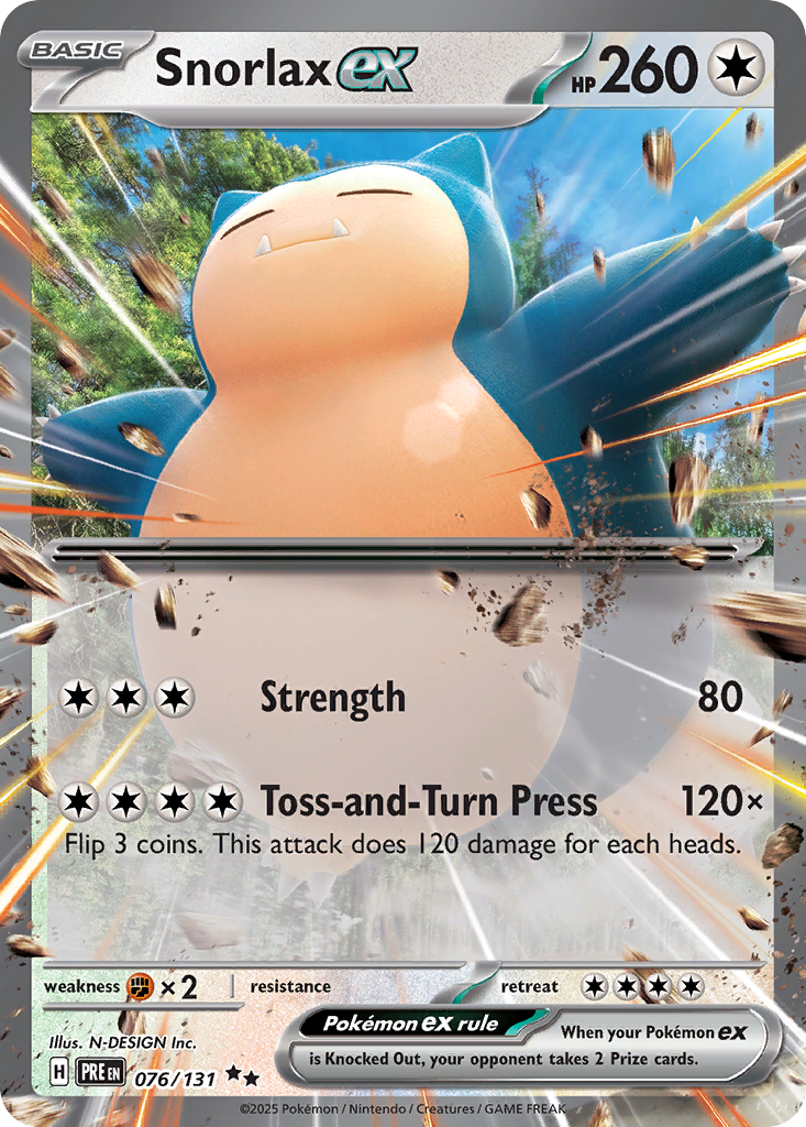 Snorlax ex — Prismatic Evolutions #076 / 131