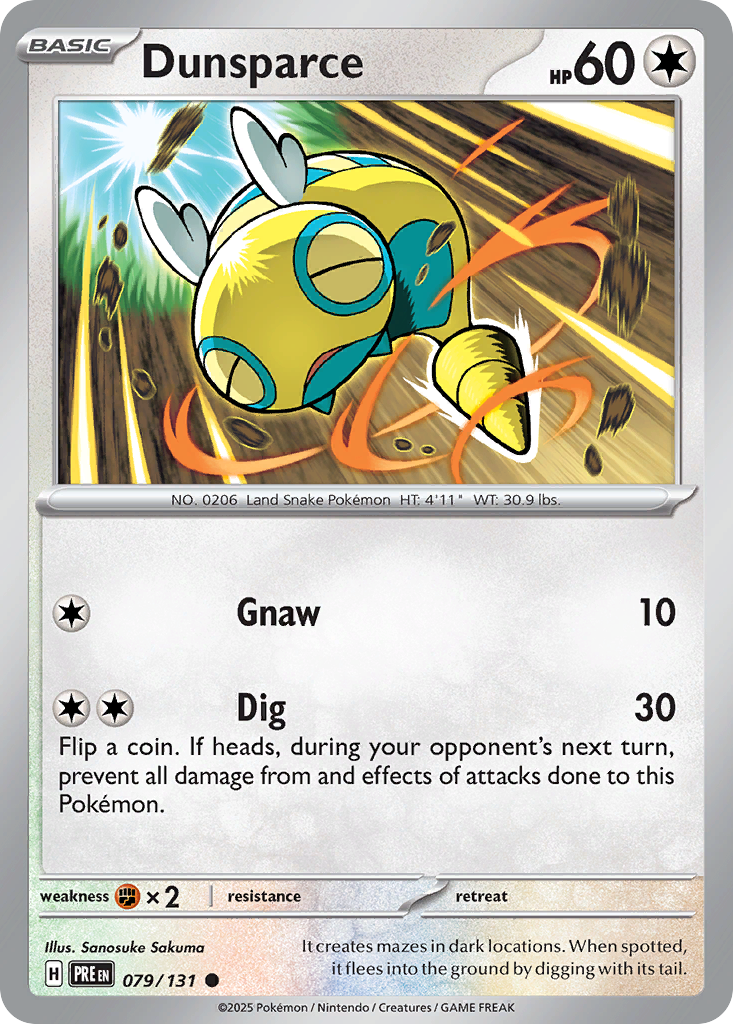 Dunsparce — Prismatic Evolutions #079 / 131