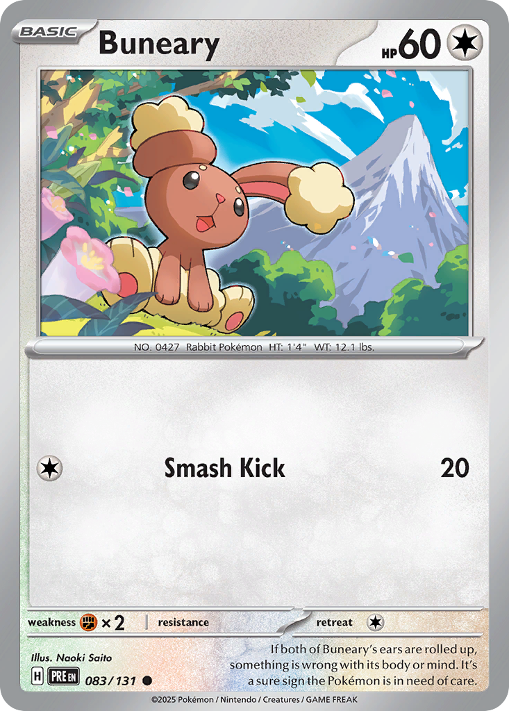 Buneary — Prismatic Evolutions #083 / 131