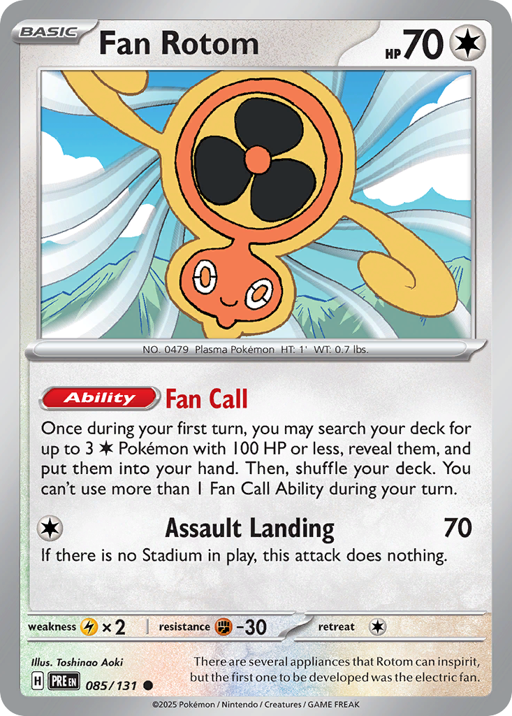 Fan Rotom — Prismatic Evolutions #085 / 131