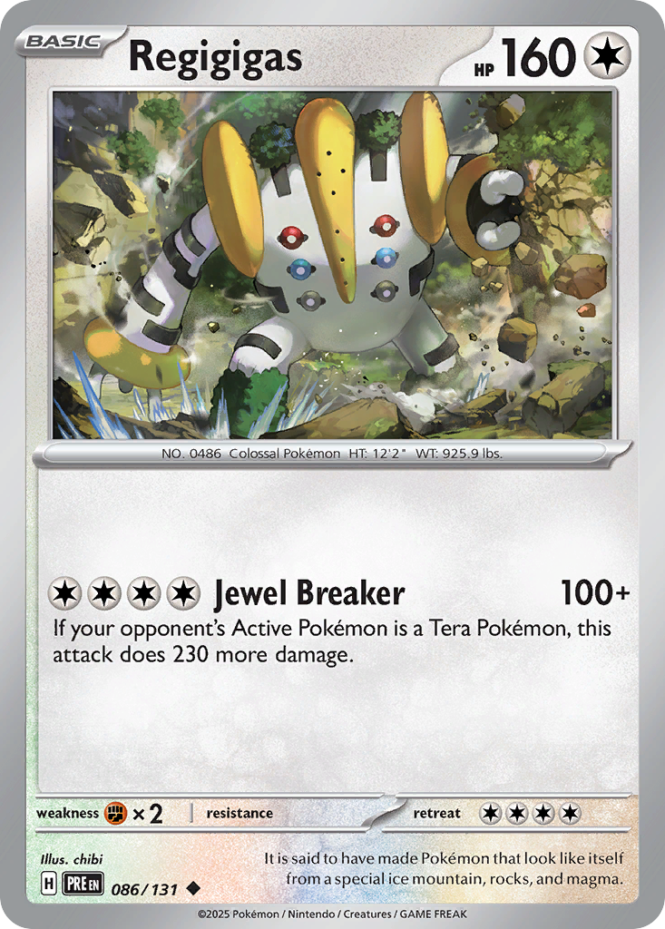 Regigigas — Prismatic Evolutions #086 / 131