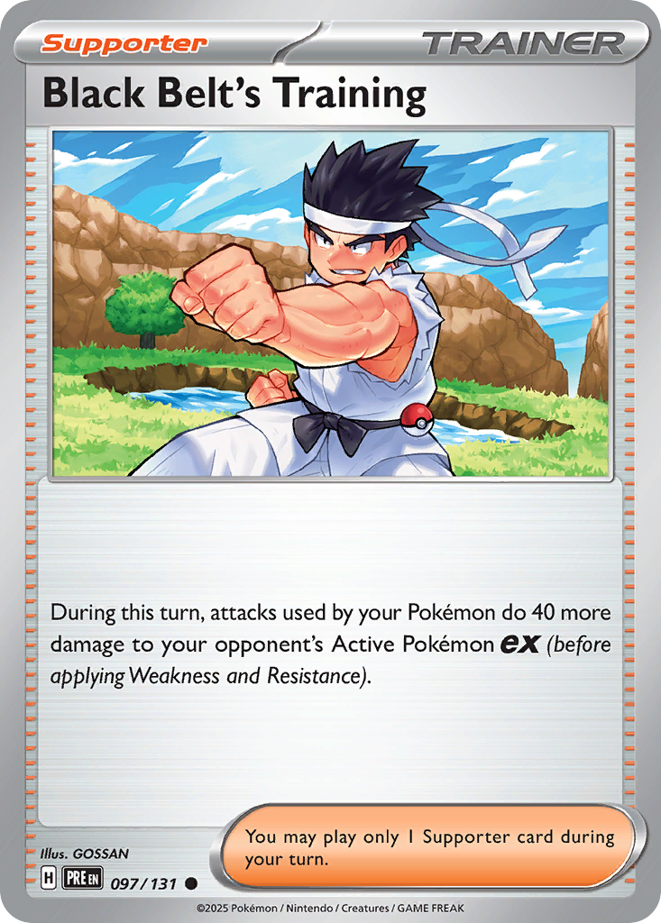 Black Belt's Training — Prismatic Evolutions #097 / 131