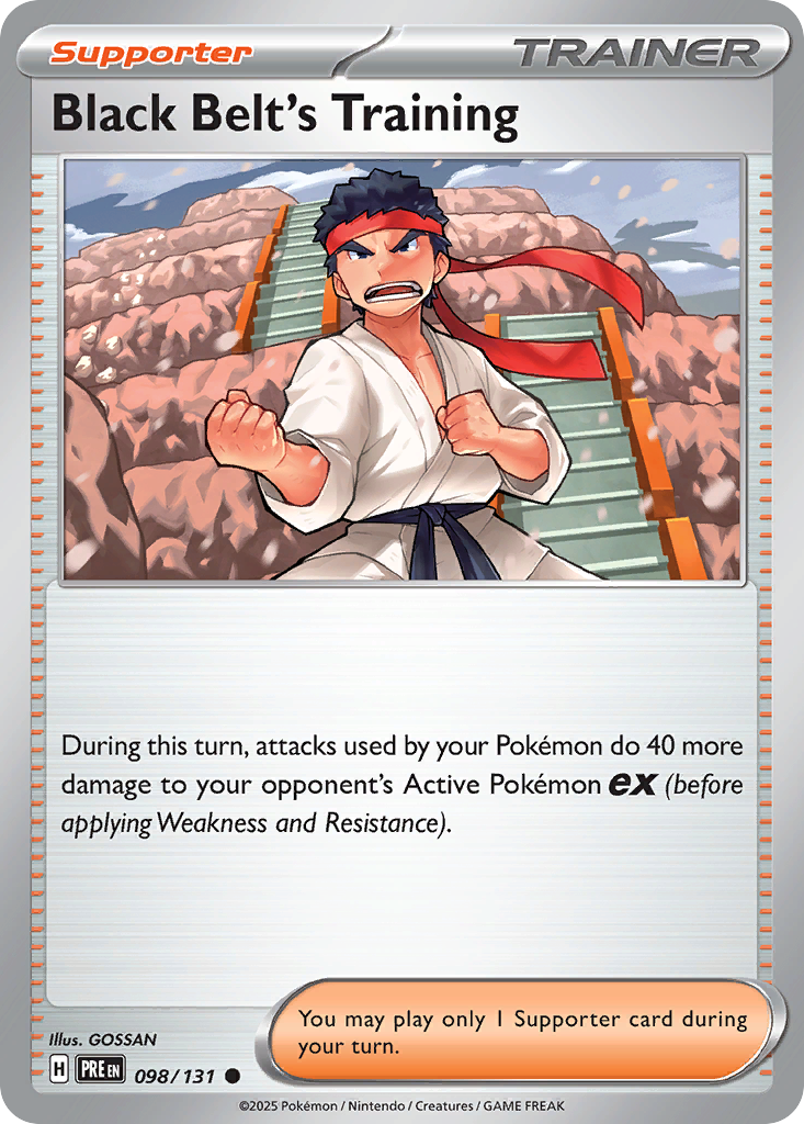 Black Belt's Training — Prismatic Evolutions #098 / 131