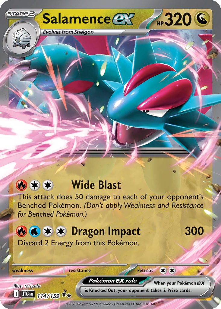 Salamence ex — Journey Together #114 / 159