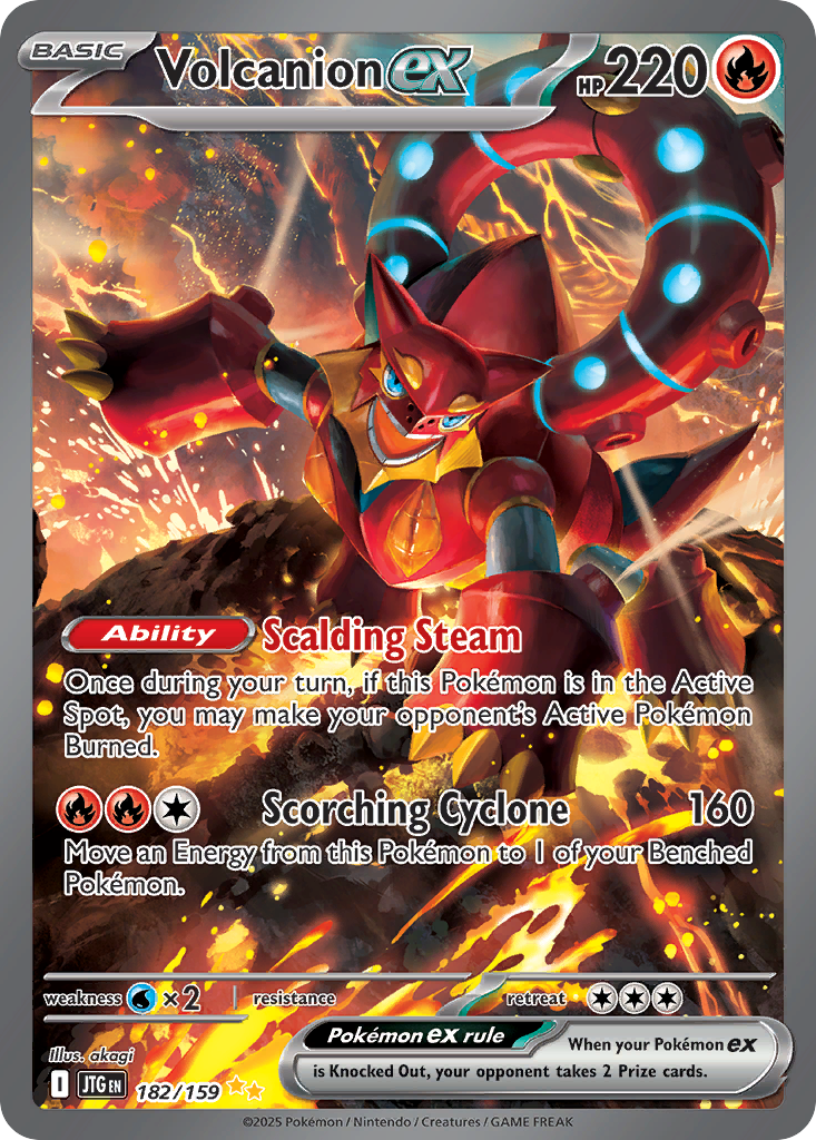 Volcanion ex — Journey Together #182 / 159