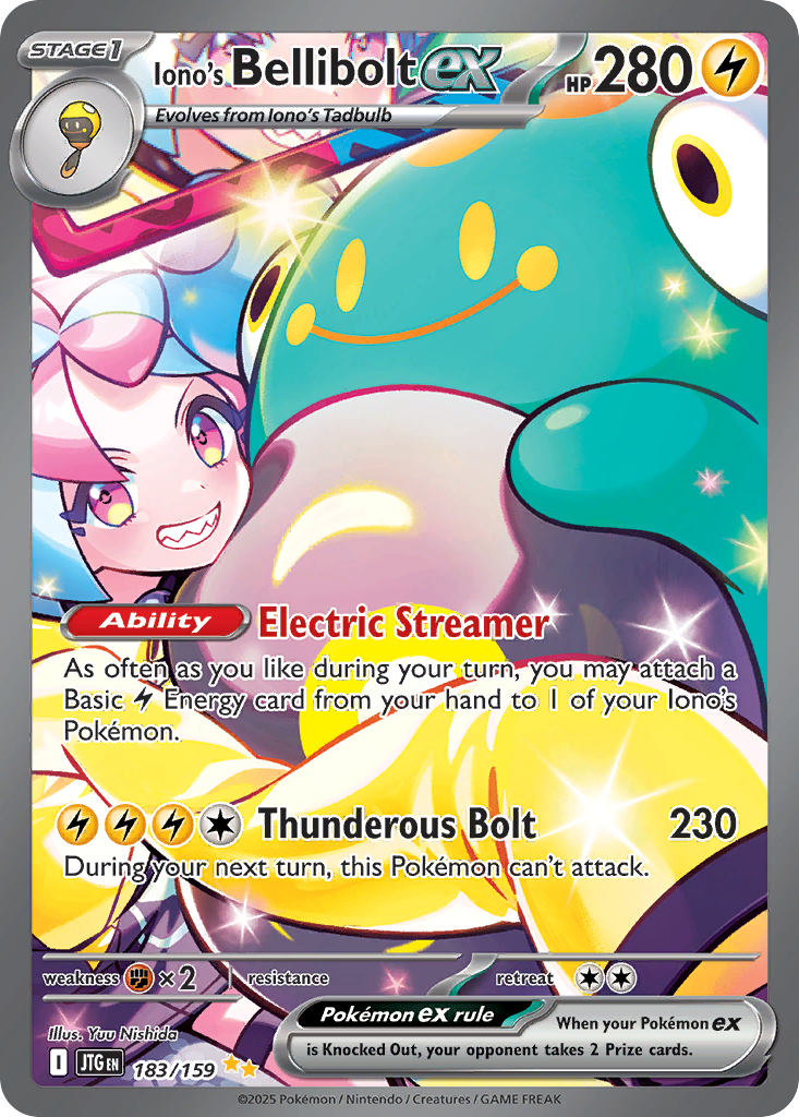 Iono's Bellibolt ex — Journey Together #183 / 159
