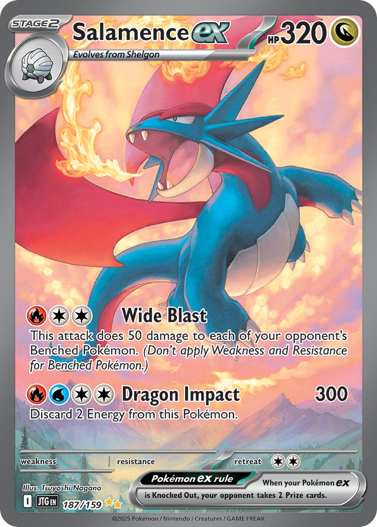 Salamence ex — Journey Together #187 / 159