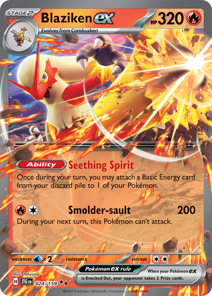 Blaziken ex — Journey Together #024 / 159