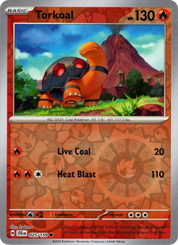 Torkoal — Journey Together #025 / 159