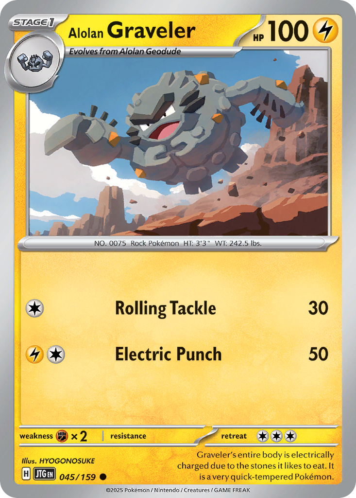 Alolan Graveler — Journey Together #045 / 159