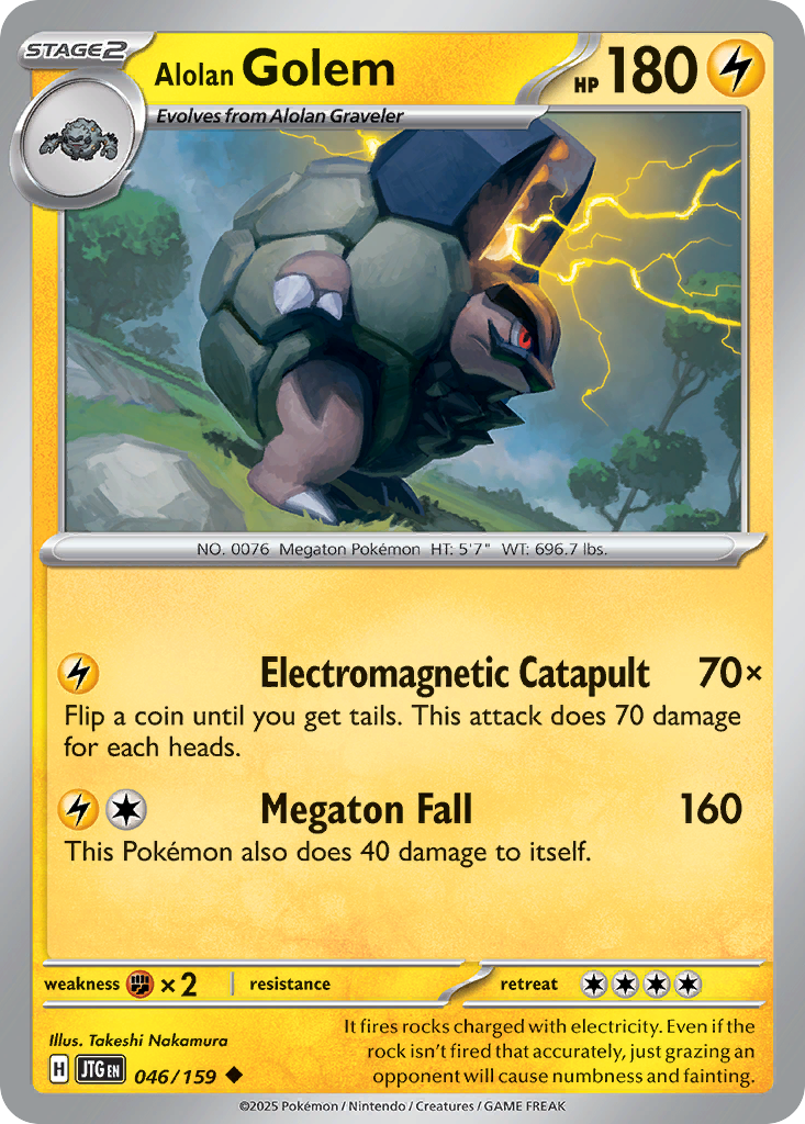 Alolan Golem — Journey Together #046 / 159