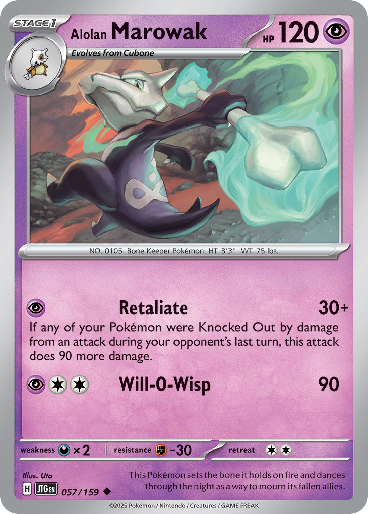 Alolan Marowak — Journey Together #057 / 159