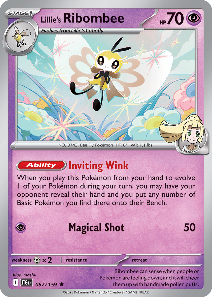 Lillie's Ribombee — Journey Together #067 / 159