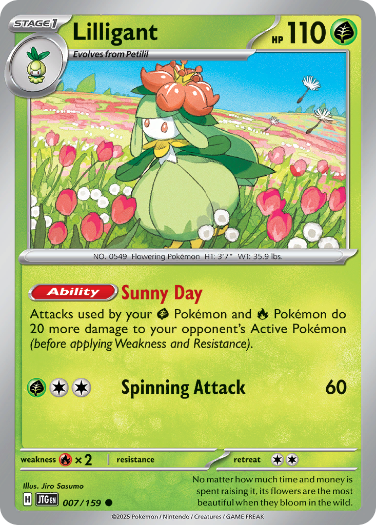 Lilligant — Journey Together #007 / 159
