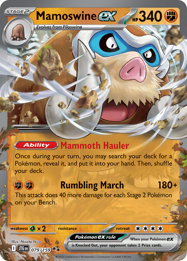 Mamoswine ex — Journey Together #079 / 159