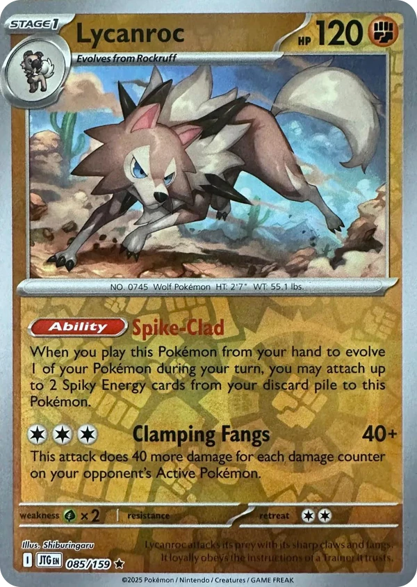 Lycanroc — Journey Together #085 / 159