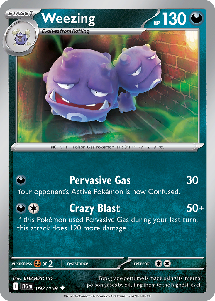 Weezing — Journey Together #092 / 159