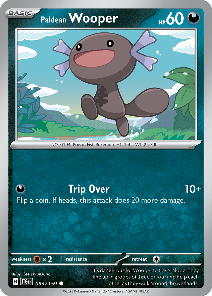 Paldean Wooper — Journey Together #093 / 159