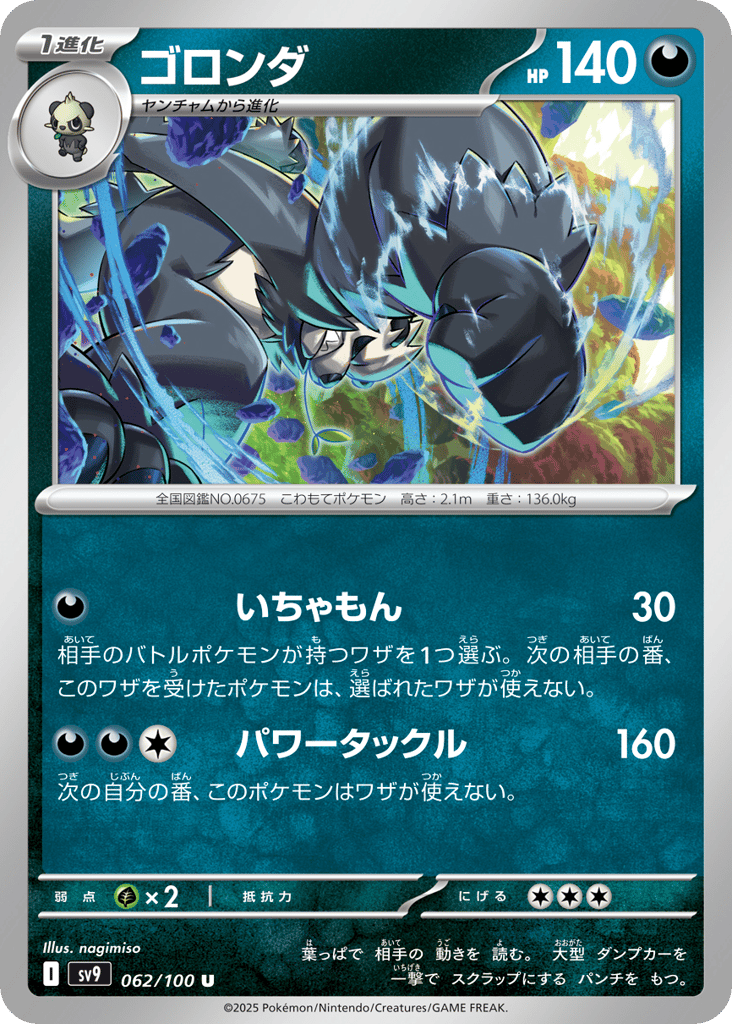 Pangoro — Battle Partners #062 / 100