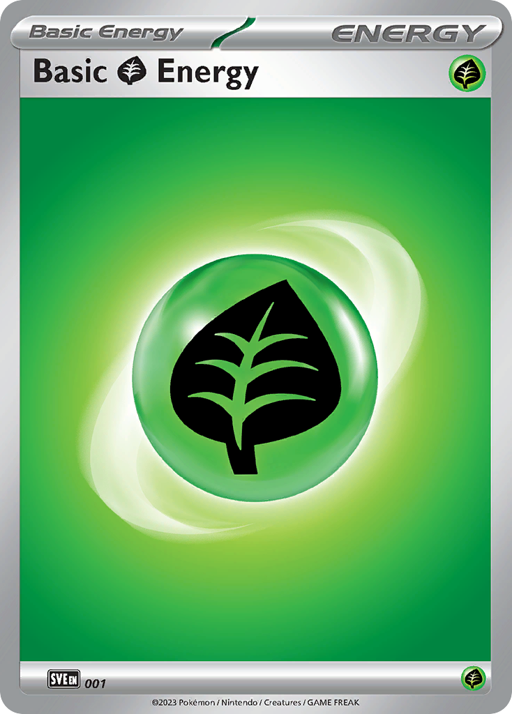 Basic Grass Energy — Scarlet & Violet Energies #001 / 24
