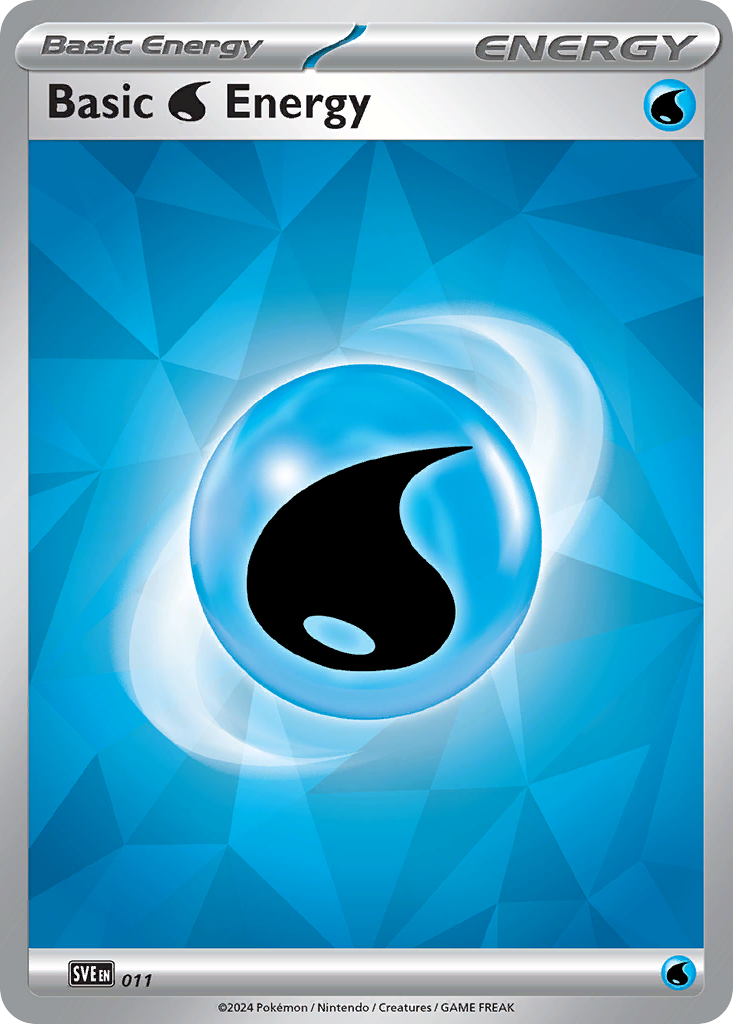 Basic Water Energy — Scarlet & Violet Energies #011 / 24