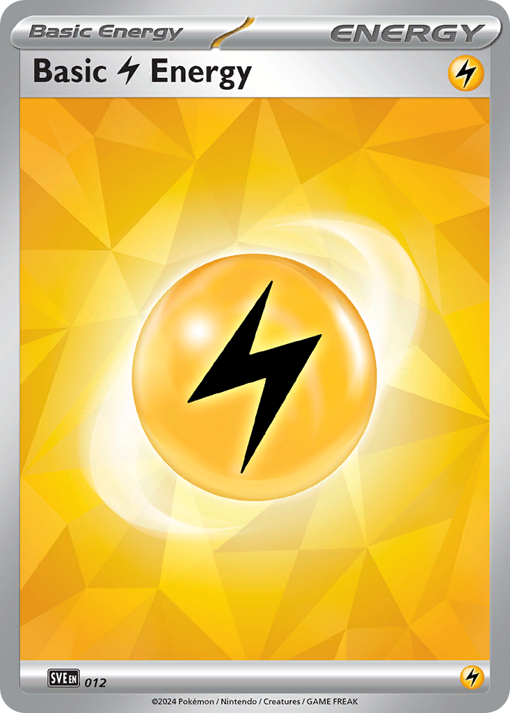 Basic Lightning Energy — Scarlet & Violet Energies #012 / 24