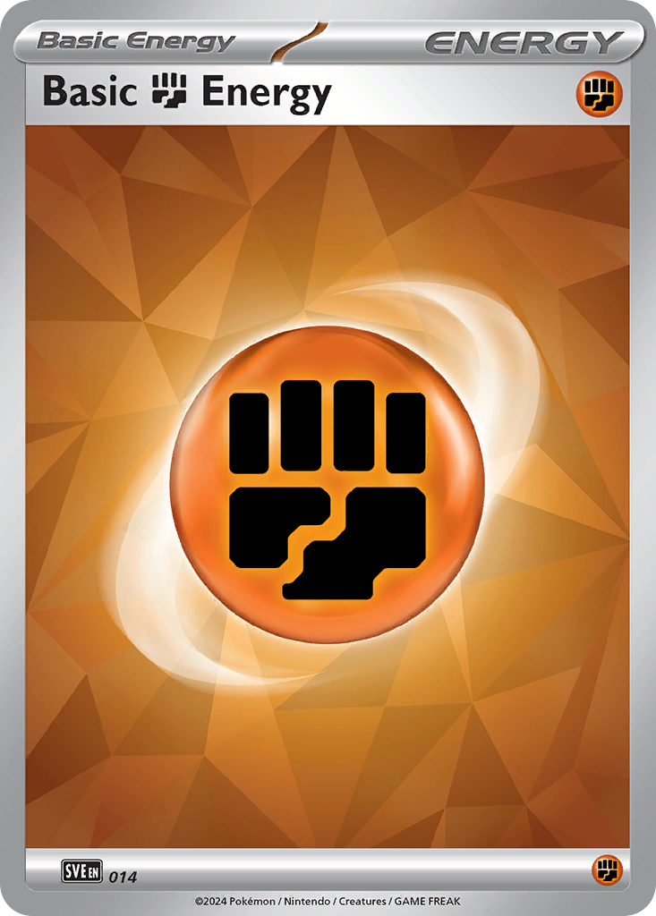 Basic Fighting Energy — Scarlet & Violet Energies #014 / 24