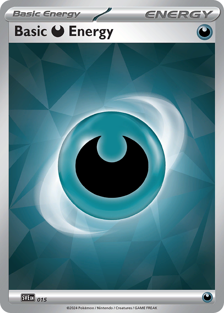 Basic Darkness Energy — Scarlet & Violet Energies #015 / 24