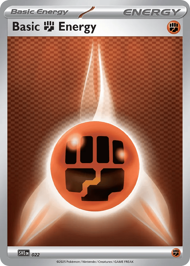 Basic Fighting Energy — Scarlet & Violet Energies #022 / 24