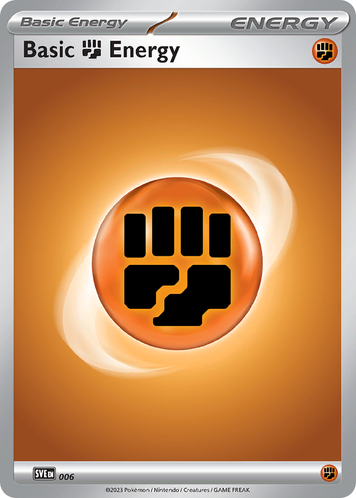 Basic Fighting Energy — Scarlet & Violet Energies #006 / 24