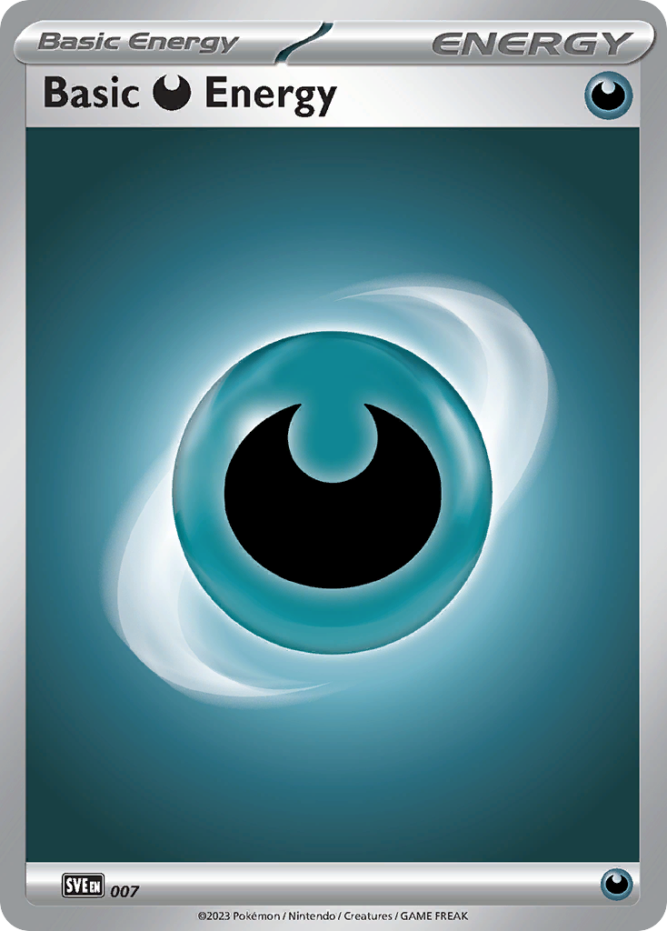 Basic Darkness Energy — Scarlet & Violet Energies #007 / 24