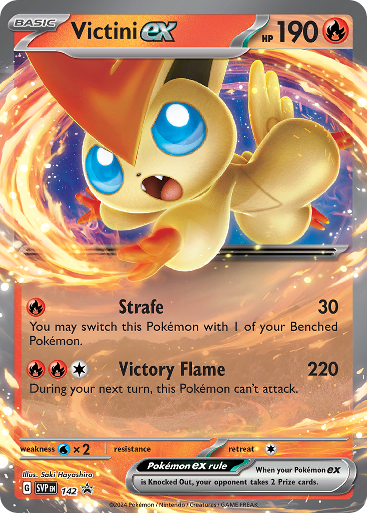 Victini ex — Scarlet & Violet Black Star Promos #142 / 224