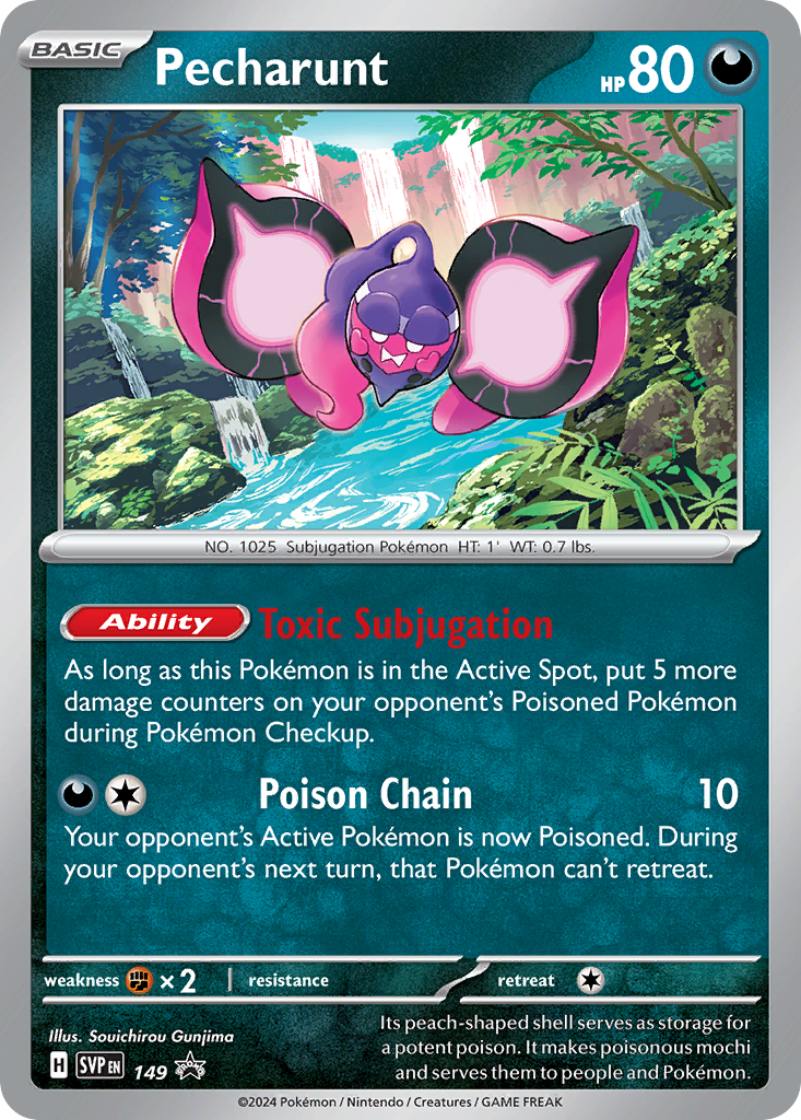 Pecharunt — Scarlet & Violet Black Star Promos #149 / 224