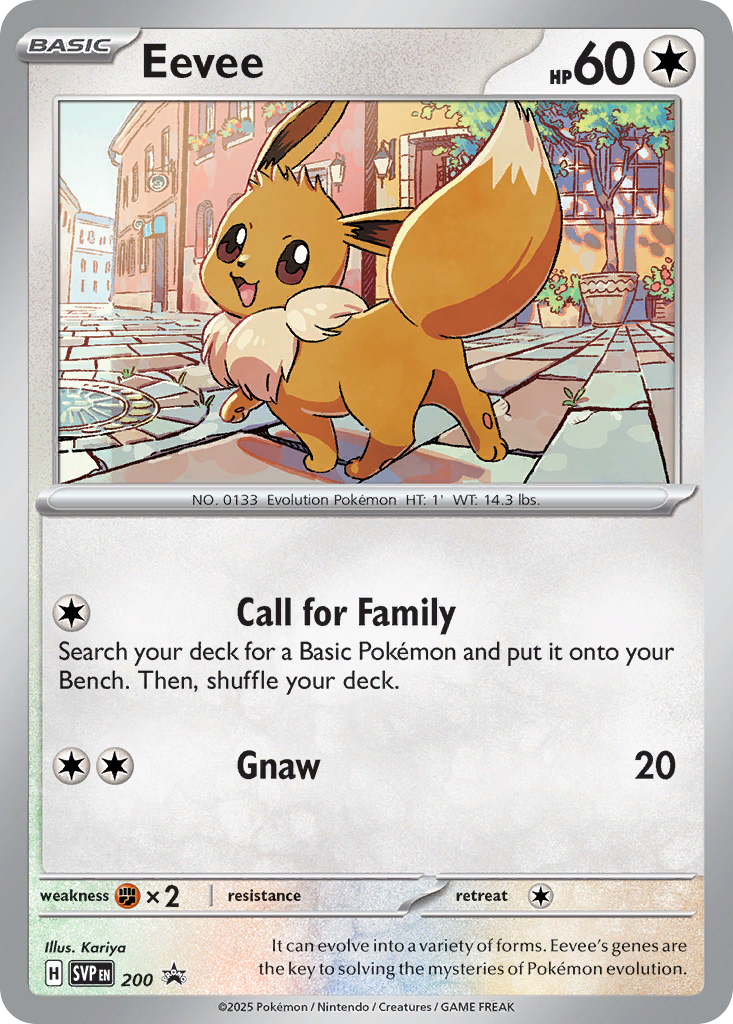 Eevee — Scarlet & Violet Black Star Promos #200 / 224