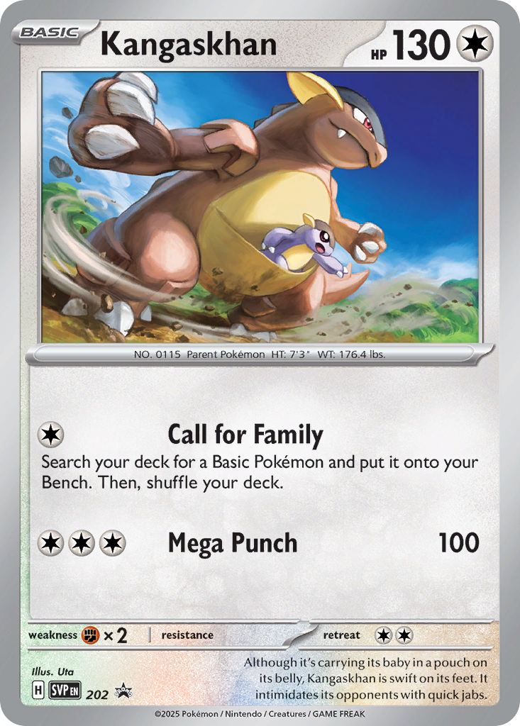Kangaskhan — Scarlet & Violet Black Star Promos #202 / 224