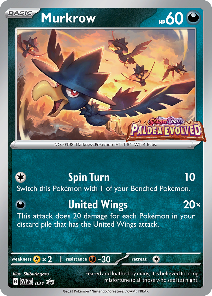 Murkrow — Scarlet & Violet Black Star Promos #021 / 224