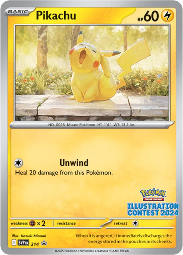Pikachu — Scarlet & Violet Black Star Promos #214 / 224
