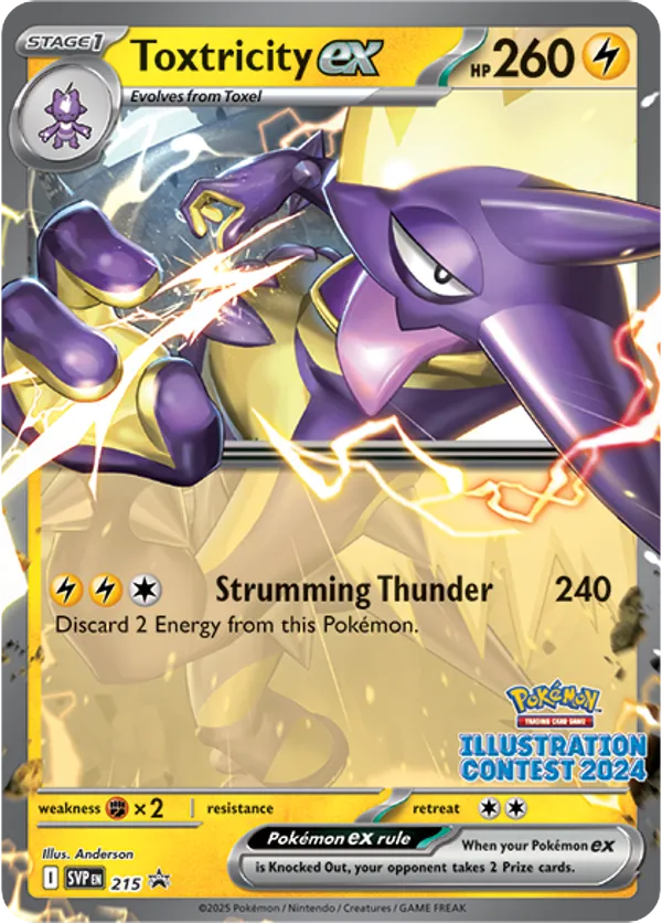 Toxtricity ex — Scarlet & Violet Black Star Promos #215 / 224